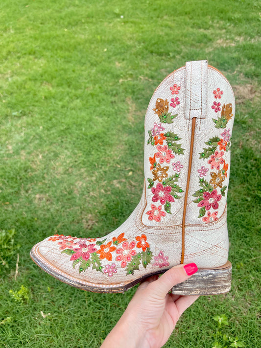 Flowers for Her Boots