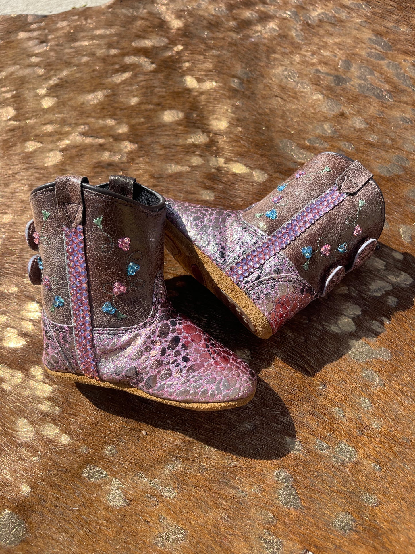 Pink Glitter Boots - Kids