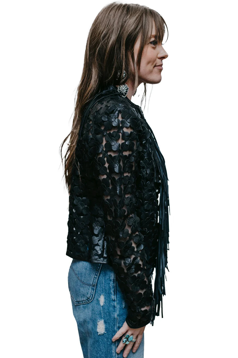 Daisy Fringe Short Jacket