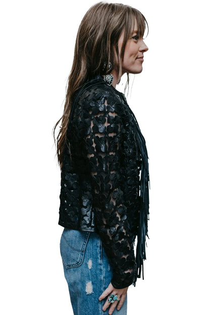 Daisy Fringe Short Jacket