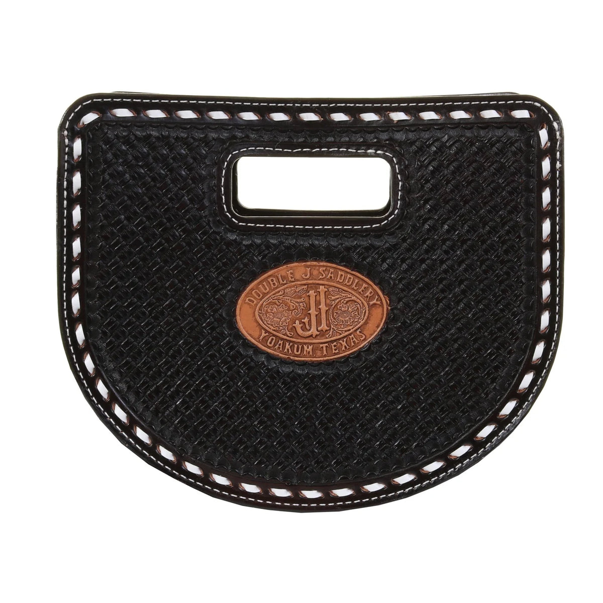 Half Circle Tooled Handbag