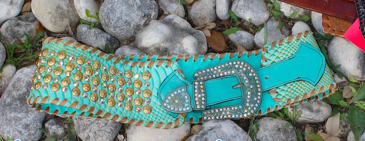 Belt_Turquoise- Size Small